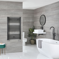 Sèche-serviettes électrique plat – Noir – 100 cm x 50 cm - Nox