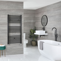 Sèche-serviettes électrique plat – Noir – 120 cm x 50 cm - Nox