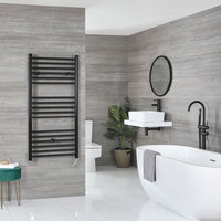 Sèche-serviettes électrique plat – Noir – 120 cm x 60 cm - Nox