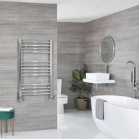 Sèche-serviettes mixte incurvé – Chromé – 100 cm x 60 cm - Kent
