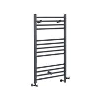 Sèche Serviettes Mixte Plat - 100 x 60cm - Radiateur Salle de Bain Gris