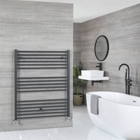 Sèche-serviettes mixte plat – Anthracite – 120 cm x 100 cm - Artle
