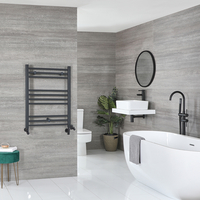 Sèche-serviettes mixte plat – Anthracite – 80 cm x 60 cm - Artle