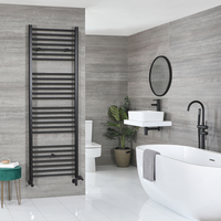 Sèche-serviettes mixte plat – Noir – 180 cm x 60 cm - Nox