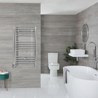 Sèche-serviettes plat – Chromé – 100 cm x 50 cm - Kent