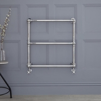 Sèche-Serviettes Rétro Chromé Condesa 68, 5cm x 68, 5cm x 15, 5cm 198 Watts