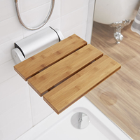 Siège de douche pliant – Bambou - Select