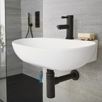 Siphon lavabo noir laiton - Nox