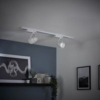 Spots LED 12W sur rail - Blanc - Choix de tailles - Biard