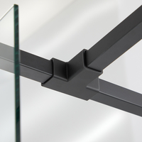 Support de douche carré – Pièce en T - Choix de finition