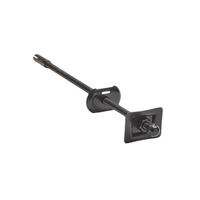 Support Mural Radiateur Fonte - Fixation - Noir - Hudson Reed