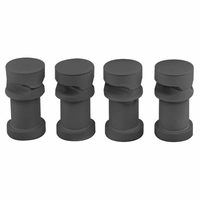 Supports Muraux Anthracite Fixation Horizontale Radiateurs Vitality