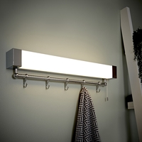 Étagère salle de bain lumineuse 14.5x60x12cm Achen