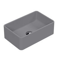 Vasque Rectangulaire - 37 x 24 cm - Design Moderne Gris - Hudson Reed Salle de Bain
