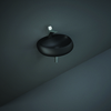 Vasque salle de bain suspendu - 55 x 42 cm - Noir mat - Hudson Reed x Rak Ceramics