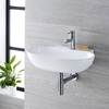 Vasque Suspendue Salle de Bain - Design Ovale & Lave Mains WC - 55 x 40cm