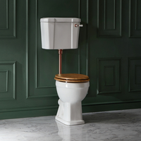 WC rond rétro avec réservoir - Kit chasse d