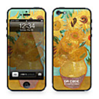 Da Code ™ Skin for iPhone 4/4S: "Sunflowers" by Vincent van Gogh (Masterpieces Series)