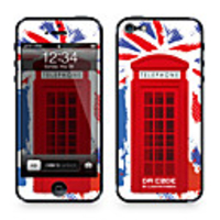 Da Code ™ Skin for iPhone 4/4S: "U.K.,  Britain,  United Kingdom" (Flags Series)