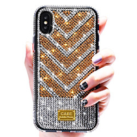 Glitter Shine Phone Case For iPhone 12 Pro Max 11 SE 2020 X XR XS Max 8 7 6 Color Gradient Rhinestone Back Cover miniinthebox