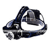 K13 Adjustable Focus 3-Mode 1xCree XM-L T6 Waterproof Headlamps(4xAA, 1200LM)Black