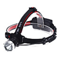 K15 Rechargeable 3-Mode 1xCree XM-L T6 Waterproof Headlamps(2x18650, 1200LM)Black