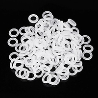 OCOOL 150pcs White Rubber O-Ring For Cherry MX Switch Mechanical Keyboard miniinthebox