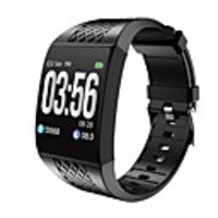 P16 Unisex Smartwatch Bluetooth Heart Rate Monitor Blood Pressure Measurement Calories Burned Health Care Camera Control Stopwatch Pedometer Call Reminder Sleep Tracker Sedentary Reminder