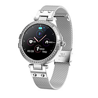 R8S Smartwatch for Android iOS Bluetooth 1.22 inch Screen Size IP68 Waterproof Level Waterproof Touch Screen Heart Rate Monitor Blood Pressure Measurement Sports Pedometer Call Reminder Activity miniinthebox
