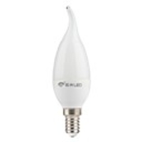 YANKON@E14 3.5W 7×SMD3528 200LM 5700K Cool White Light Candle Bulb(AC 220V)