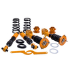 Coilovers Kits compatible for Nissan sentra coilovers B16 2007-2012 Adj Height Shocks Struts Top Hats