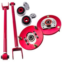 Compatible for BMW E46 Rear Control Camber Arms + Control Arm Bushings + Camber Plates