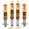 Compatible for VW Volkswagen Golf MK1 Adjustable Height Shock Absorber Full Coilover Suspension