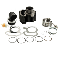 Cylinder Piston Gasket Top End Kit Set 1985-2001 compatible for Yamaha Badger 80 YFM80 80G
