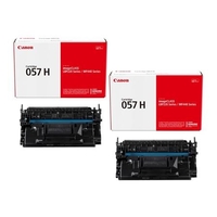 Canon 057H Black Original High Capacity Toner Cartridges - Twin Pack (2 Pack)