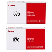 Canon 070 Black Original Standard Capacity Toner Cartridges - Twin Pack (2 Pack)