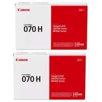 Canon 070H Black Original High Capacity Toner Cartridges - Twin Pack (2 Pack)