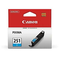 Canon CLI-251 Cyan Original Standard Capacity Ink Cartridge