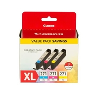 Canon CLI-271XL C/M/Y Multipack Original High Capacity Ink Cartridge (3 Pack)
