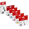 Canon PGI-280BK/CLI-281BK/C/M/Y/PB Full Set Original Ink (6 Pack)