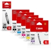 Canon PGI-280BKXL/CLI-281BKXL/CXL/MXL/YXL/PBXL Full Set Original Inks (6 Pack)