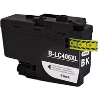 Compatible Black Brother LC406XLBKS High Yield Ink Cartridge