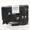 Compatible Black Brother TZe-221 P-Touch Label Tape - 3/8 in x 26 ft (9mm x 8m) Black on White