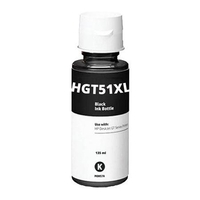 Compatible Black HP GT51XLBK High Capacity Ink Bottle (Replaces HP X4E40AA)