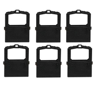 Compatible Black Oki 52102001 Thermal Ribbon - Pack of 6
