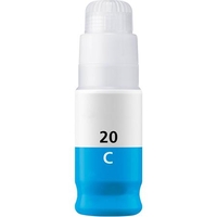 Compatible Cyan Canon GI-20C Ink Bottle (Replaces Canon 3394C001)