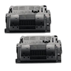 Compatible Twin Pack HP 90X Black High Capacity Toner Cartridges (2 Pack)