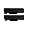 Compatible Twin Pack HP No.36A Black Toner Cartridges (2 Pack)