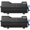 Compatible Twin Pack Kyocera Black TK-3432 Toner Cartridges (2 Pack)