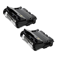 Compatible TwinPack Black Lexmark X651H11A Toner Cartridges (2 Pack)